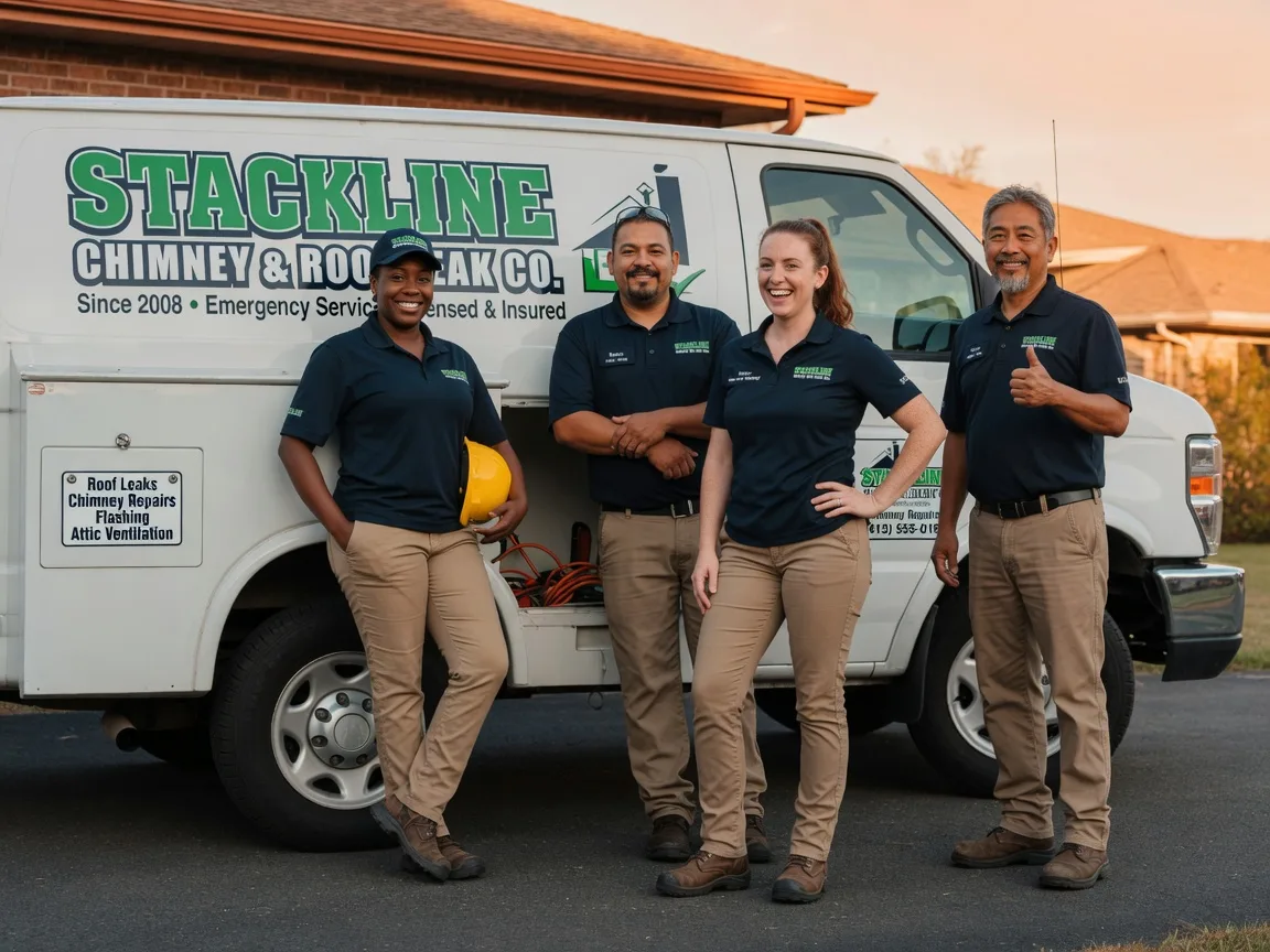 Chimney flashing repair company in Johannesburg, MI